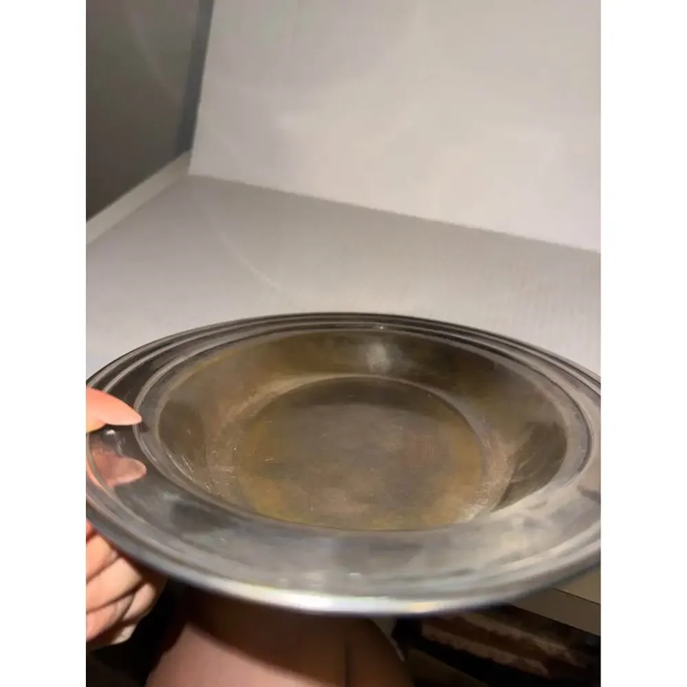 Antique Silver-Plated Serving Bowl 9